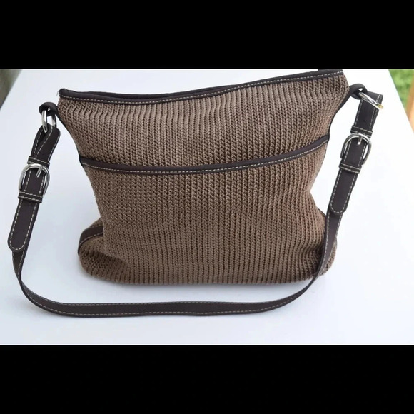The Sak woven crochet hobo bag